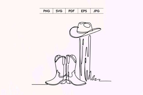 Cowboy Boots Hat SVG: A Wildly Versatile Design for Real Projects