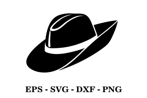 Cowboy Hat Silhouette Cut File SVG Review for Real Embroidery Projects