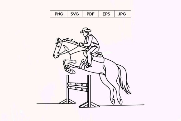 Cowboy Horse Jumping SVG Review: A Bold Design for Real Projects