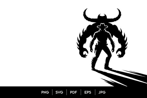 Cowboy Monster Shadow SVG Review for Real Projects