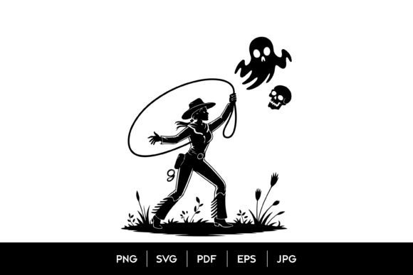 Cowgirl Ghost Hunter SVG Review for Real Embroidery Projects
