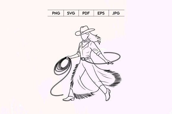 Cowgirl Lasso Western Rodeo SVG Review: A Bold Design for Real Projects