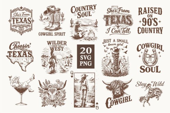 Cowgirl SVG Bundle Review: Real-World Embroidery Potential