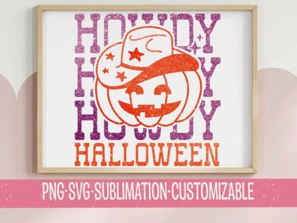Howdy Halloween Pumpkin SVG PNG Western Review