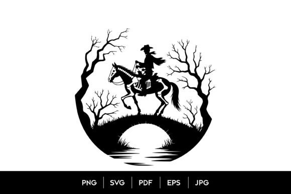 Skeleton Horse Rider SVG Review for Real Embroidery Projects