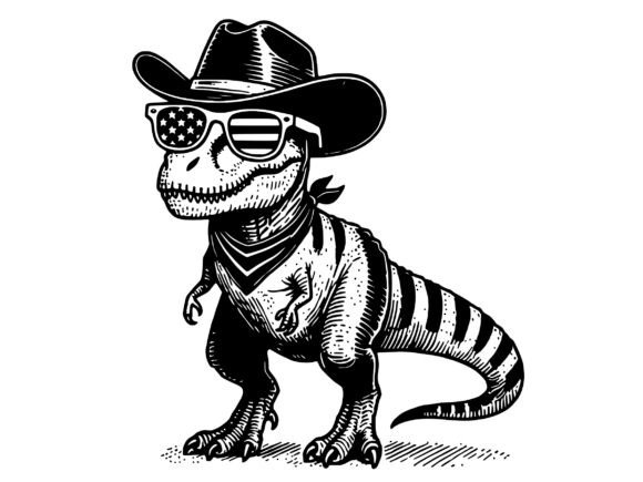 Western T-Rex Bandana USA SVG Review for Real Embroidery Projects